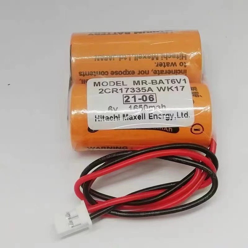 Maxell For Mitsubishi MR-BAT6V1 2CR17335A WK17 6V 1650mAh battery with