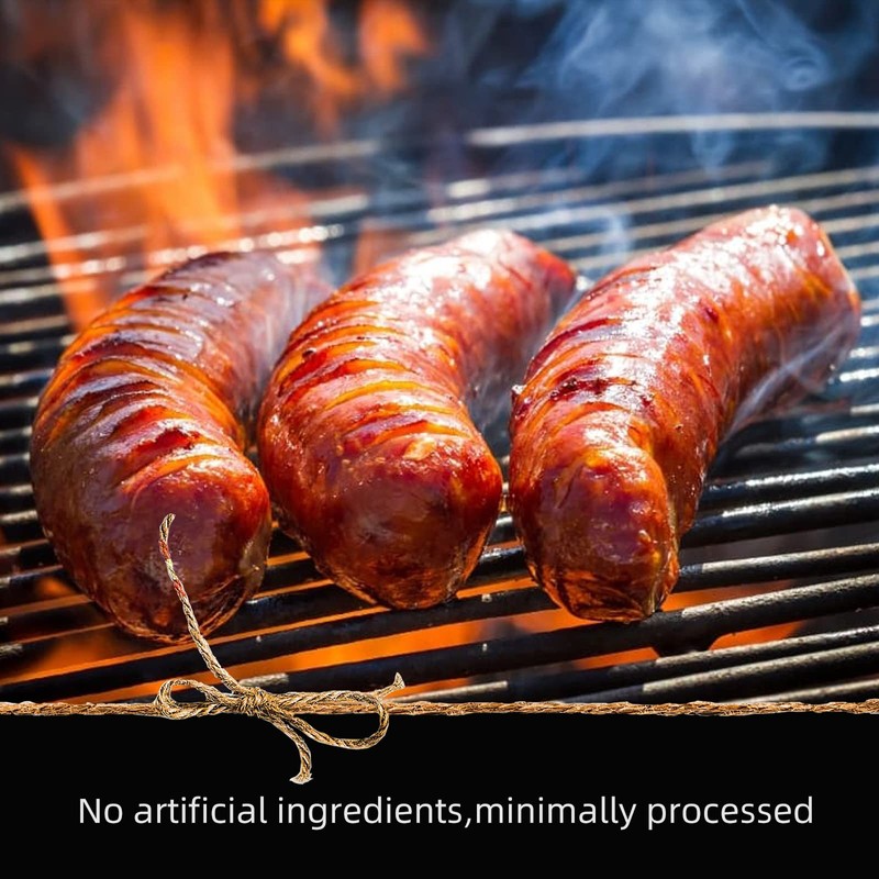 Natural HOG Casings for Sausage Making, 2.5LB, Durable and Tear-Resistant