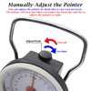 2 in 1 50lb Manual Luggage Weighing Scale, 1M Measuring