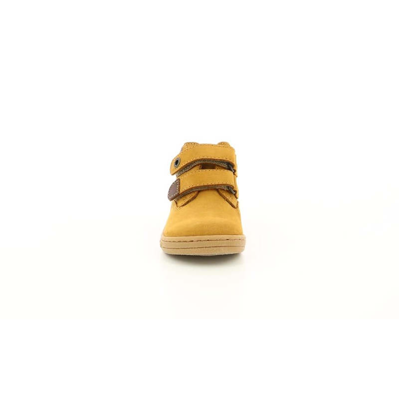 Kickers Unisex Children's Tackeasy Oxford Shoe, Camel Brown