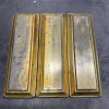 UNFINISHED STAMPED BRASS 9” LONG X 3” WIDE RECTANGLE BACK