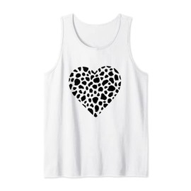 Heart Dalmatian Pattern for Dalmatian Lover Tank Top