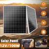 Unbranded 100W Solar Panel Off Grid System Solar Module PV