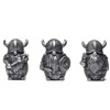 3PCS Viking Warrior Gnome Figurines Set-Viking Decor Home Ornament Mini