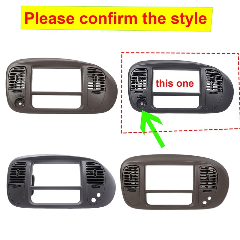 Center Dash Radio Climate BEZEL Panel for Ford F150 Expedition