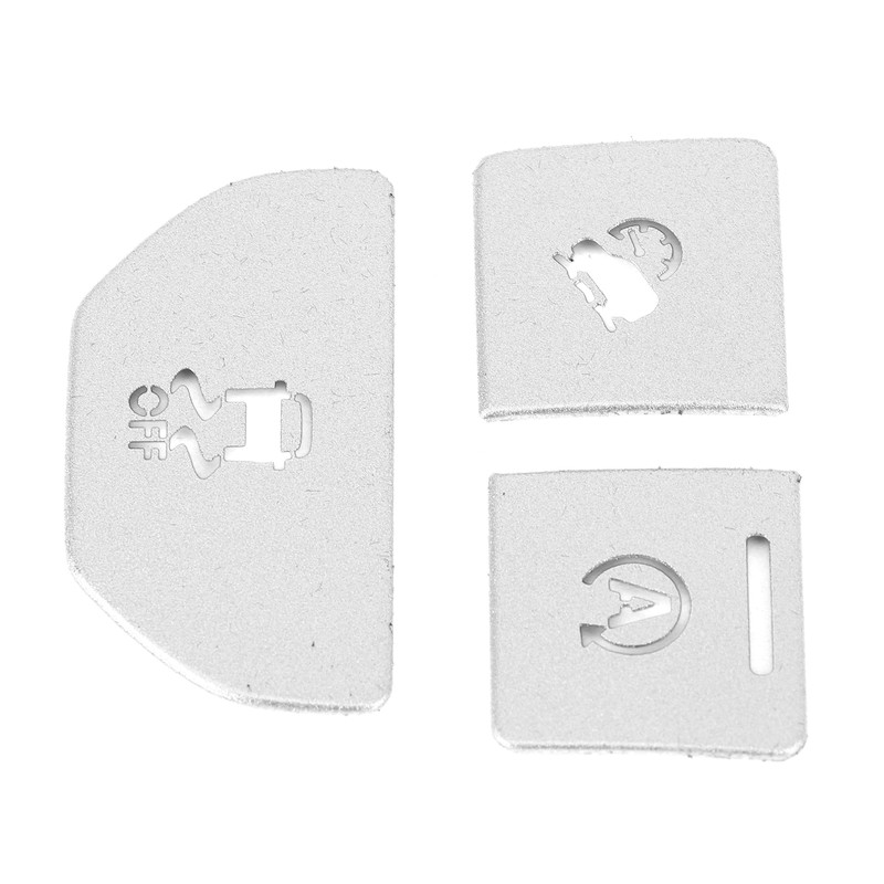 3pcs Central Control Button Sticker Aluminum Alloy Fit for Land