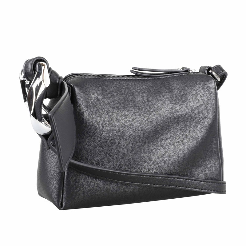 Gerry Weber Chained Shoulder Bag XSHZ, black, Casual