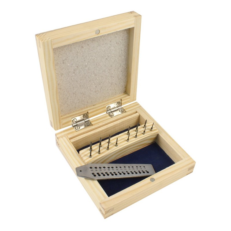 Tap and Die Set 15 pcs. In a Wooden Box