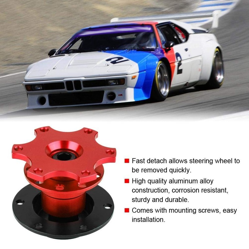 Steering Wheel Hub Adapter Racing Quick Release Removable Aluminium Alloy