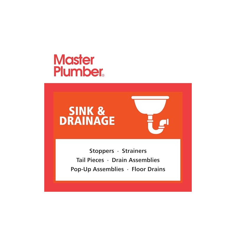 Master Plumber 344, Pop-Up Stopper, Fits Pop-Up Drains, Replacement for