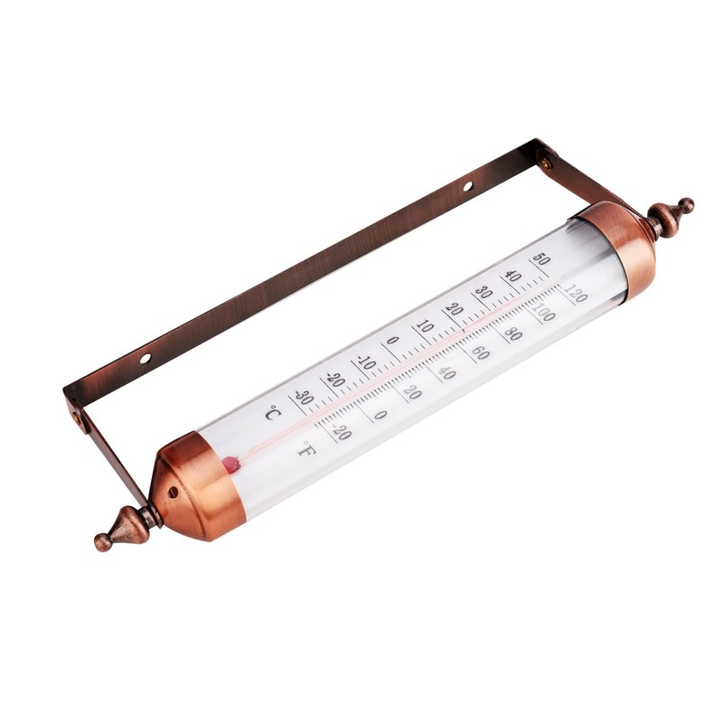 MUMTOP Outdoor Thermometer, Steel Outside Window Thermometer Adjustable Angle, 10