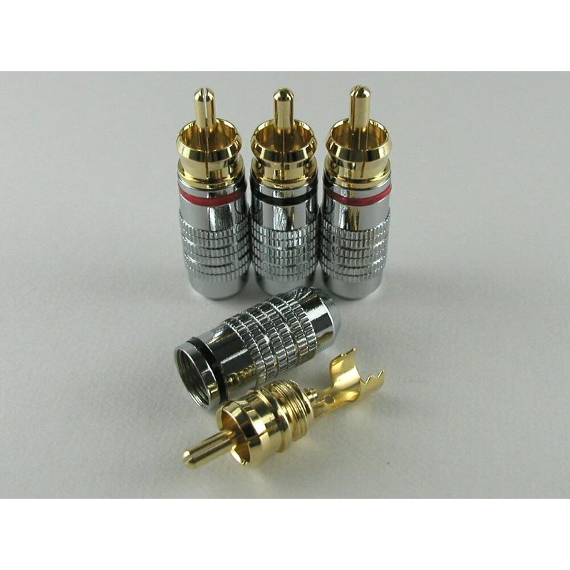 MG-M RCA Plug RCA Connector Pin Plug Solder Self Made