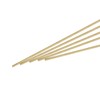 sourcing map Pack of 10 Brass Round Rods 0.8 mm