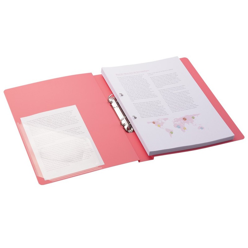 リヒトラブ リングファイル A4 2穴 ブルー F877U-20