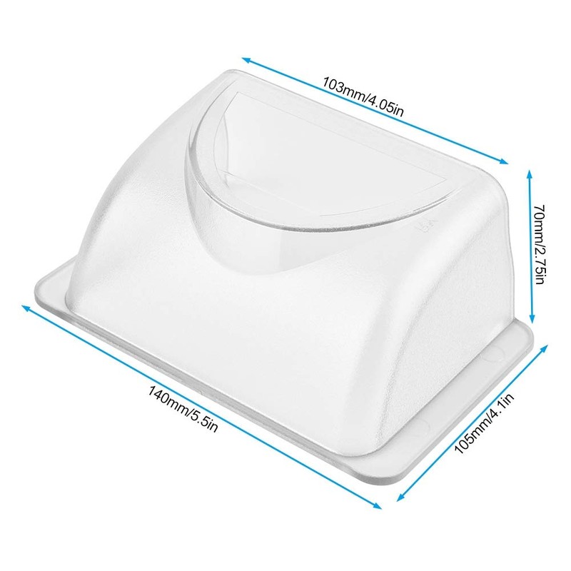 Sonew Plastic Rain Cover for Chime, Waterproof Shell for Door