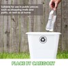 5 Pair Recycle Stickers for Trash Bins, Recycling Sticker Can