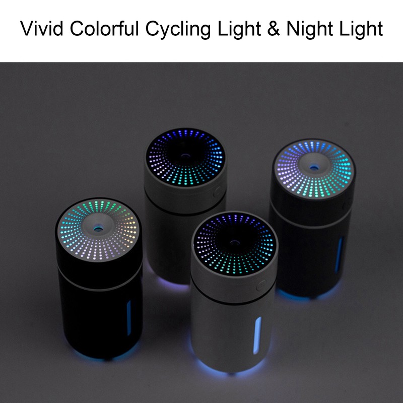 Car Humidifier Super Quiet Portable Mini USB Humidifier with 2