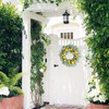 Egolot 18 Inch Yellow Lemon Spring Summer Wreath for Front