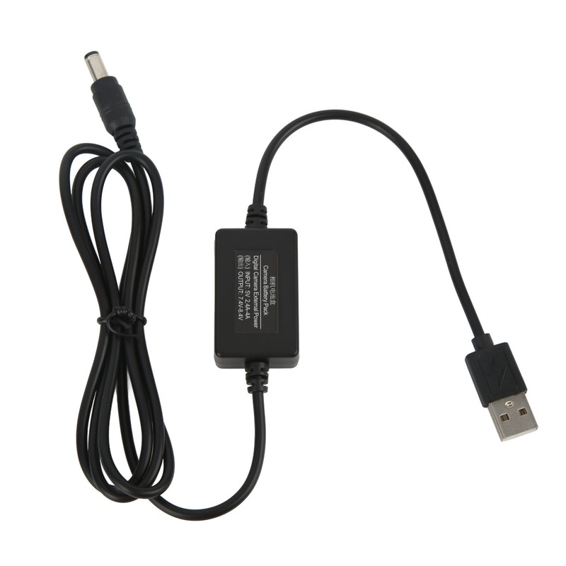 1.2m USB 5V to DC 8V Voltage Booster Cable Step