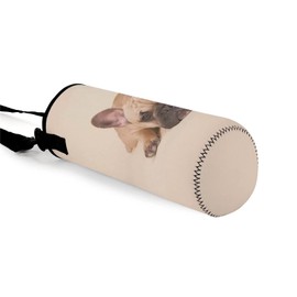 SEANATIVE French Bulldog Print Portable Water Bottle Sleeve Case Insulated Bottle Holder with Shoulder Strap for Kids