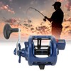 Baitcasting Fishing Reel Round Baitcaster Reel Smooth Powerful Saltwater Inshore
