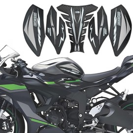 for Ninja ZX6R ZX 6R ZX-636 Ninja zx6r zx636 2026 2025 2024 2023-2009 new Accessories Fuel Tank Sticker Motorcycle Fuel Tank Traction pad zx6r Fuel Tank Grip Fuel Tank Sticker Fuel Tank Grip (Grey)