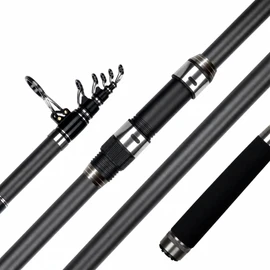Toolzia Carbon Telescopic Surf Fishing Rod - Travel Spinning Rod