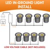 9W Low Voltage Landscape Lights, AC/DC 12-24V In-Ground Lights IP68