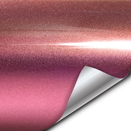 VVIVID XPO Gloss Liquid Metal Pink Vinyl Car Wrap Film (1ft x 5ft)