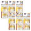 Dental Master Two-Component Interdental Brush I-Shaped 12p 6 Pieces Step 0 / 덴탈마스터 투컴포넌트 치간칫솔 I자 12p 6개 0단계