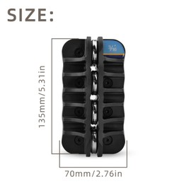 Flylin Handheld Pipe Straightener, Brake Line Straightener Pipe Straightener for Steel/Aluminium/Copper Pipe Brake Lines Roll Goods, Handy Pipe Straightener Hoses Coiled for Brake and Power (3/16