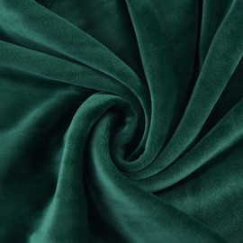 SHANNA Banquet Luxury Armchair Covers: Modern Velvet 1 Piece Chair Covers Super Soft Washable Single Sofa Covers with Arms, Friendly for Children Pets (Dark Green)