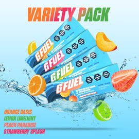 G Fuel Polvo De Electrolitos Para Una Hidratación Y Concentración Instantáneas, Paquete Variado De Electrolitos Sin Azúcar Con Sabores Limón, Naranja, Melocotón Y Fresa, Mezclas De Bebidas Nootrópicas
