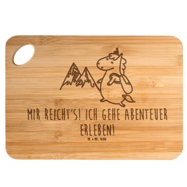 Mr. & Mrs. Panda Bamboo Chopping Board Unicorn Mountaineers Gift, Unicorn, Unicorn Decoration, Globetrotter, Pegasus, Chopping Board, Breakfast Board