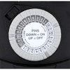 Westek TM1613DOLB Outdoor Grounded Daily Mechanical Timer, Dual Outlet, Black