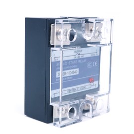 Tiardey 3-32VDC Solid State Relay DC control AC Input Load 24-480VDC Control Relay With LED Working Status Indicator Light - 40A