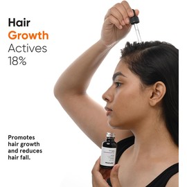 Minimalist Suero para el crecimiento del cabello con Capixyl, Redensyl, Procapil, Anagain y Baicapil | Fortalece el folículo piloso y controla la caída del cabello | Unisex-Adultos | 18 % activos para el crecimiento del cabello