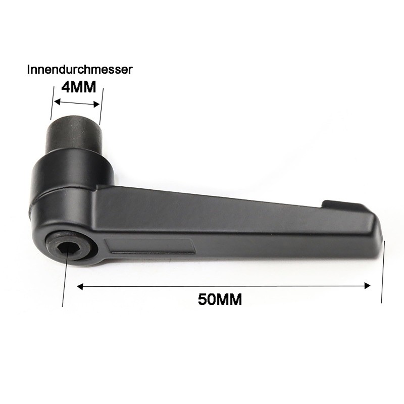 SHULLIN 4 Pcs Clamp Lever Handle Handle Adjustable Clamp M4