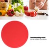 Multi Function Silicone Cutting Board Fruit Mat Round Board Picnic