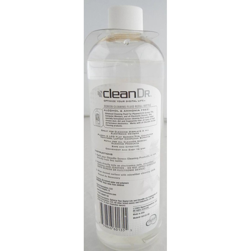Digital Innovations CleanDr DeIonized Water w Polymers Electronic Cleaner Fluid