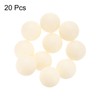 sourcing map 20pcs Nylon Bearing Balls 1" 25.4mm Solid Plastic