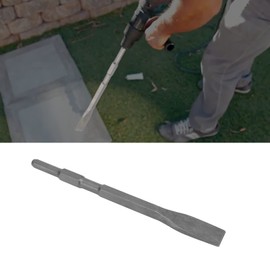 Janzoom Cincel Hexagonal de Acero 40CR Tratamiento Térmico con Vástago Hexagonal para Taladro Percutor, Mampostería, Hormigón, Ladrillo, Piedra