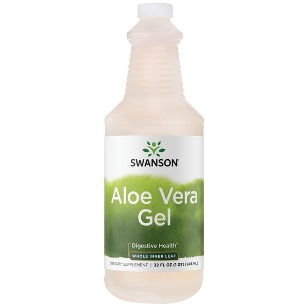 Swanson Aloe Vera Gel 32 fl Ounce (1 qt) (946 ml) Gel (1)
