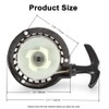 Wasserquelle Aluminum Alloy Recoil Pull Starter - 1Pack Nylon Cog
