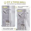 GAOKASE Aluminum Shower Caddy Hanging, Never Rust Shower Organizer- 4