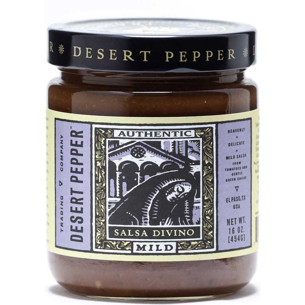 Desert Pepper Trading Company Salsa Divino, Mild, 16-Ounce