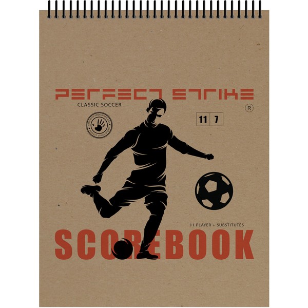 Perfect Strike Soccer Scorebook with Rules and Scoring Instructions :