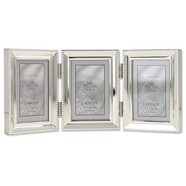 Lawrence Frames Lawrence Metals Frame, 2.5x3.5 Triple, Silver