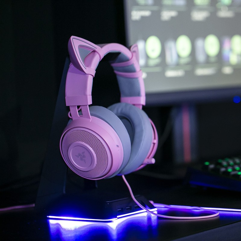 Razer Kitty Orejas para Kraken, Kitty Ears - Quartz
