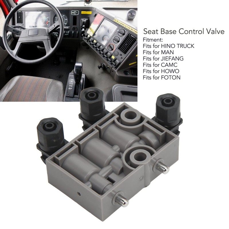 Seat Base Control Valve 3 Ports Spring Air Shock Absorption
